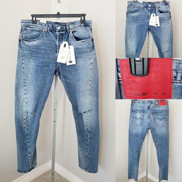 Levi's | Jeans | Levis Engineered Lej 52 Regular Taper Distressed | Poshmark